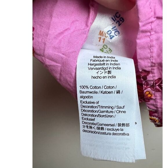 J. Crew Smocked Puff Sleeve Top Sz. XS - Picture 6 of 7